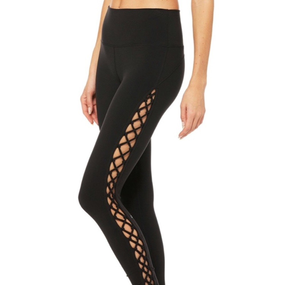 NWT Alo Yoga High Waist Interlace Legging